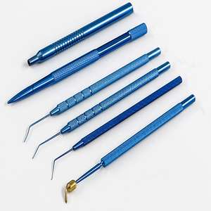 อุปกรณ์เกี่ยวกับตาเครื่องเกี่ยวกับตาต้อกระจกทำจากสแตนเลสพร้อมถาดฆ่าเชื้อด้วยซิลิโคนเครื่องมือผ่าตัด - Product Image 4