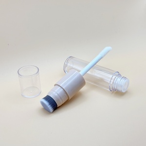 Rỗng nhựa mỹ phẩm container với bàn chải tem nóng niêm phong <span class=keywords><strong>cap</strong></span> cho nền tảng chất lỏng & Lip Gloss chai - Product Image 1