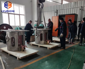 100kg 500kg 1t Lò Đúc cảm ứng kim loại phế liệu sắt thép đồng nóng chảy lò 2t 5 tấn thiết bị nóng chảy công nghiệp - Product Image 5