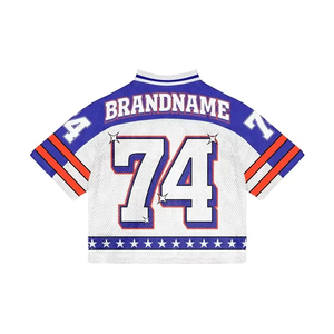 Camiseta Deportiva Personalizada con Cuello en V, Secado Rápido, Transpirable, Antibacteriana, Estilo Cuadrado, Malla Gruesa, Unisex para Béisbol - Product Image 6