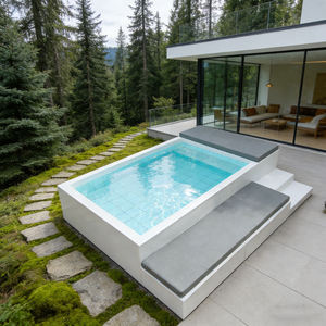 Mini piscina, comprar piscina, piscina para la familia, piscina con cascada, empresas de suministro de piscinas, China - Product Image 3