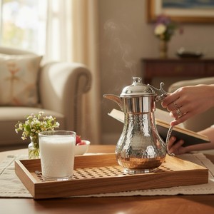 Hand-Forged Small <b>Copper</b> Jug with Lid Metal Metal Product - Product Image 1