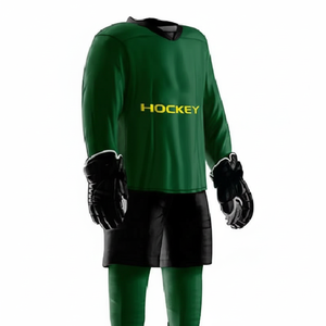 Uniforme de Hockey sobre Hielo Personalizado 100% Poliéster con Bordado y Logotipo Frontal, Antibacteriano, Transpirable, al por Mayor - Product Image 2