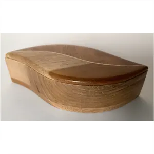 Newest Design Wooden Leave Shape Storage Case High Quality Wooden Box For Storing Jewelry Medicine Box Best Gift Case for Decor