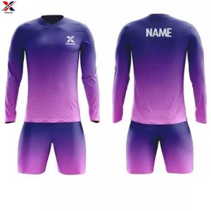 Uniforme de Fútbol Corto de Poliéster Ligero, Transpirable y de Secado Rápido con Estampado por Transferencia de Calor para Entrenamiento de Equipos Unisex para Adultos - Product Image 5