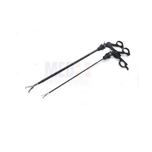 Gran oferta, juego de instrumentos manuales Laparoscópicos de 5mm con dos asas de acero inoxidable, pinza para el intestino de Maryland, base quirúrgica - Product Image 6