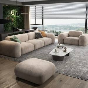 Encuentra Tu Espacio Perfecto en el Sofá Asimétrico, una Escultura Dinámica para Conversar y para el Retiro Personal - Product Image 3