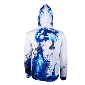 Vente en gros de sweats à capuche en molleton de haute qualité, personnalisés, imprimés par transfert thermique, 100% coton, doublés imperméables, grandes tailles - Product Image 3