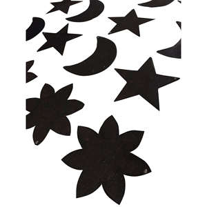 Décorations rustiques de luxe Primitives : 100 ornements en métal rouillé en forme d'étoile et de lune pour le salon, idéaux pour la décoration de Diwali - Product Image 6