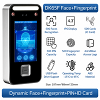 Control de Acceso con Reconocimiento Facial Guidi, Módulo de Pantalla LCD IPS de 4.3 Pulgadas con Función de Reinicio, Resistente al Agua, Personalización OEM/ODM