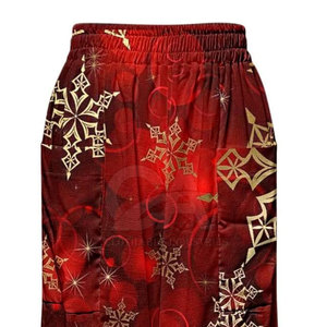 Pantalones de Mujer de Alta Calidad, Estilo Urbano, Holgados, Ropa de Moda al por Mayor, Pantalones Navideños, Pantalones de Año Nuevo para Mujer - Product Image 5