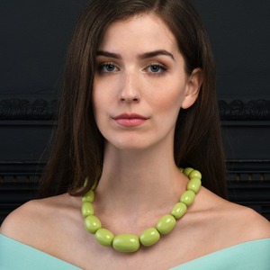 Collar de resina más vendido de alta calidad con cuentas de eslabones colgantes, nuevo diseño para decoración de cadena de fiesta de cumpleaños - Product Image 5