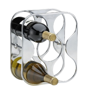 ชั้นวางขวดไวน์สำหรับบาร์ปาร์ตี้ชั้นวางไวน์โลหะปรับแต่งได้สำหรับเฟอร์นิเจอร์ในบ้าน - Product Image 4