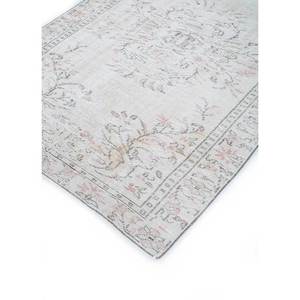 Tapis en laine noués à la main de style vintage ivoire Pae-350 pour la décoration de la maison - Product Image 2
