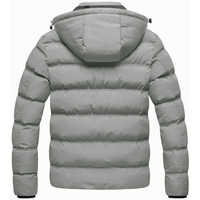 Veste à capuche pour homme grande taille, colorée, chaude pour l'hiver, épaisse, en polyester, imperméable, coupe-vent, respirante, en microfleece, fermeture éclair sur le devant