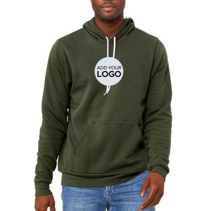 Sudadera con Capucha Básica de Algodón Marrón Bella+Canvas con Cremallera, Sudadera de Algodón y Poliéster - Product Image 2