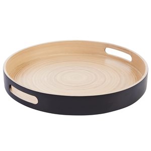 Luxury and Standard Design Round Shaped Serving <b>Tray</b> Made of Wood Kitchenware Dinnerware Use <b>Tray</b> New Arrival - Product Image 1