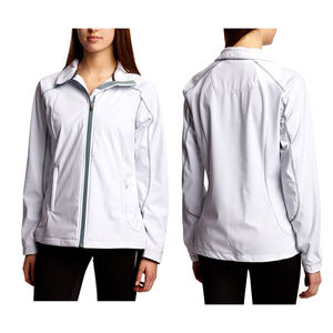 Chaqueta Softshell de manga larga con cremallera para mujer de alta calidad 2025 precio de fábrica chaqueta Softshell de estilo cómodo de algodón de invierno - Product Image 6