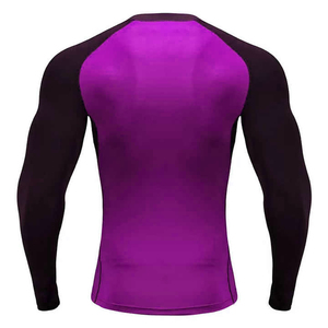 Rashguard Homme Manches Longues Haute Qualité - Séchage Rapide & Respirant 90% Polyester & 10% Spandex Couleur Personnalisée Service OEM - Product Image 5