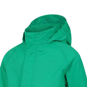 Chaqueta cortavientos de lluvia ligera de doble panel para hombre con cuello levantado impermeable con capucha impermeable para chaqueta de primavera para hombre - Product Image 6