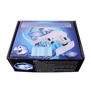 <span class=keywords><strong>Loupe</strong></span> de montage de tête <span class=keywords><strong>Loupe</strong></span> en gros Vente à chaud <span class=keywords><strong>Loupe</strong></span> à deux lentilles Amplification de <span class=keywords><strong>loupe</strong></span> de bijoux avec lumière LED - Product Image 5