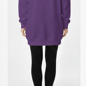 Sudadera cómoda para mujer, de talla grande, suave, de forro polar, holgada, cálida, informal, para uso diario, estilo urbano. - Product Image 3