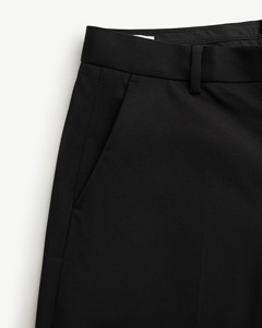 Pantalones de LICRA de rayón polivinílico con lavado de lejía informales de negocios de cintura media elegantes recortados formales de alta calidad para hombres-Rutina Vietnam - Product Image 4