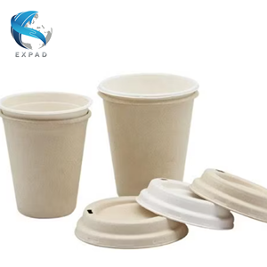 Vasos de fibra de caña de azúcar sostenibles para bebidas diarias - Product Image 6