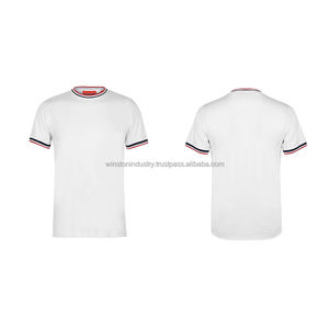 100% coton/bambou/fibre Logo personnalisé Sublimation vente en gros T-shirts pour hommes T-shirts unis décontractés pour hommes avec votre marque - Product Image 1