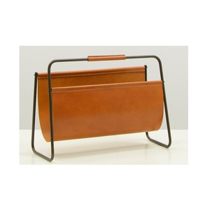 ชั้นวางนิตยสารทำจากหนังโลหะสีน้ำเงินชั้นวางหนังสือพิมพ์สีฟ้า - Product Image 3