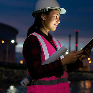 เสื้อสเวตเชิ้ต Hi-Vis แจ็กเก็ตนิรภัยผ้าโพลีเอสเตอร์มองเห็นได้ชัดเจน - Product Image 6