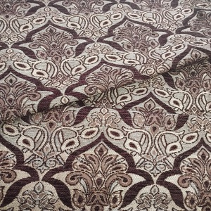 Lujo 100% poliéster Jacquard sofá tela alta calidad urdimbre tejido transpirable hilo teñido para muebles textiles - Product Image 5