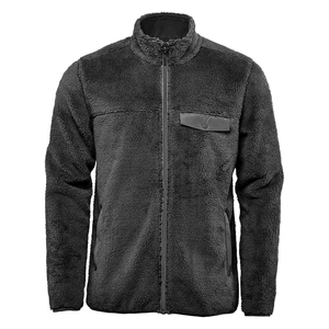 Chaqueta cálida de invierno de lana Polar de calidad personalizada para hombre de nueva gama, chaqueta de carcasa suave con puño elástico respetuoso con el medio ambiente OEM - Product Image 5