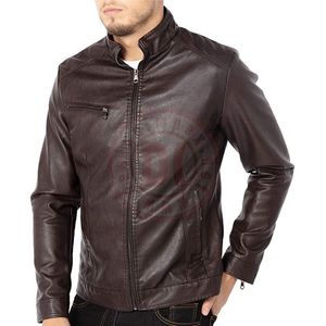 Nouvelle conception, veste en cuir pour homme, hiver, haute qualité, manches longues, chauffante, séchage rapide, respirante - Product Image 2