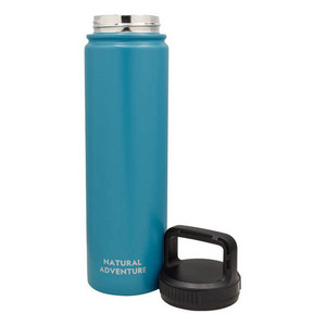 Borraccia Termica in Acciaio Inox Nat Geo Natural Adventure 750 ml Blu-Grigio con Manico - Product Image 3