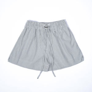 Custom Logo Summer Beach <b>Shorts</b> for <b>Men</b> Women Pastel Striped Breathable Oxford Cotton Embroidered Streetwear Style Made Vietnam - Product Image 1