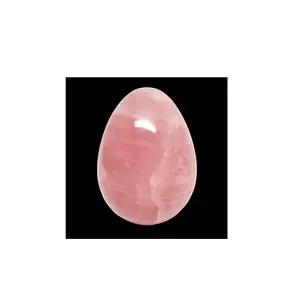 Cristallo Artigianato vendita calda naturale quarzo rosa cristallo Yoni uovo per la guarigione Reiki spirito metafisico potere disponibile in esportazione
