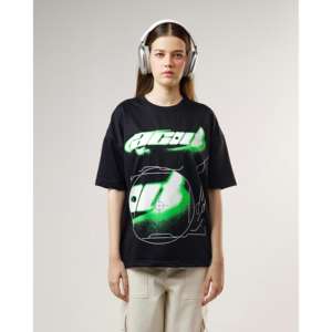 Tissu jersey 100% coton, effet délavé, doux et confortable - Product Image 5