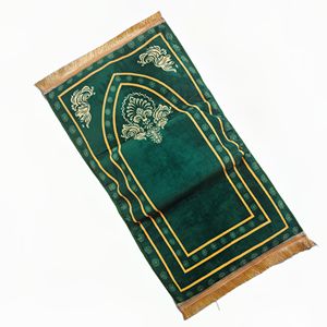 Мягкий толстый турецкий мусульманский коврик для намаза, моющийся, машинного производства, из полиэстера - Product Image 2