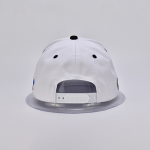 Vente en gros 5 Panel bicolore Snapback Chapeaux Hommes Femmes Tendance Vintage Trucker Casquette de Baseball Logo imprimé personnalisé pour décontracté en plein air - Product Image 4