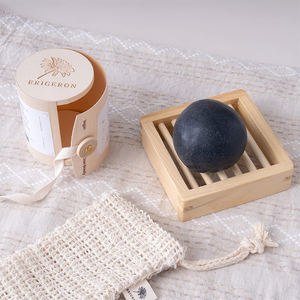 ERIGERON Boule de shampoing végétalien tout-en-un-Charbon noir + étui en bois de bouleau Nouvelle Arrivée Vente à chaud Produit fabriqué en Corée - Product Image 5
