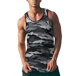 Camiseta de gimnasio de verano de secado rápido de alta calidad, camiseta sin mangas con estilo informal Premium, camiseta sin mangas transpirable personalizada de algodón 100% para hombre - Product Image 3