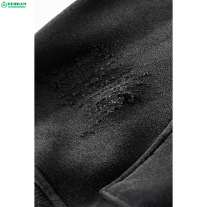 100% Cotton Winter <b>Drop</b> Shoulders <b>Acid</b> Washed Distressed Pullover Hoodies Thermal Heavyweight Oversize Fleece/French Terry - Product Image 6