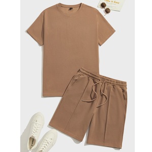 Buena calidad 2025 verano moda Casual deportes Top y pantalones cortos de manga corta conjunto para niños ropa para niños EXPORTACIÓN DE BD - Product Image 5