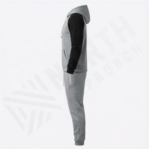 Nouveau survêtement pour homme en molleton de coton d'hiver, léger, respirant, de marque de mode originale, avec poche zippée, 2 pièces, décontracté, unisexe, sweat à capuche - Product Image 3