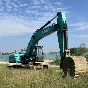 Excavadora sobre orugas pequeña Kobelco SK380 38ton usada, marca japonesa original con motor central y motor para movimiento de tierra - Product Image 1