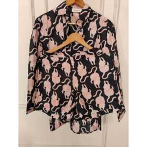 Conjunto de 2 pantalones cortos negros Sleeping Tiger para mujer - Product Image 1