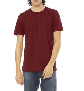 BELLA + CANVAS 3001 T-shirt vierge de haute qualité pour hommes T-shirt rouge Fitness respirant et évacuant l'humidité durable - Product Image 6