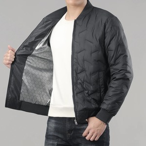 Winter <b>Men's</b> Down <b>Jacket</b> Business Casual Stand Collar Windbreaker <b>White</b> Duck Down Padded Lightweight <b>Puffer</b> Coat Big Size 8XL - Product Image 2