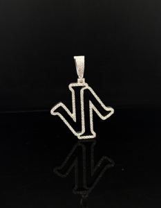 Colgante de Acero Inoxidable Estilo Rapero Hip Hop Personalizado con Circonitas y Diamantes - Product Image 3